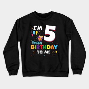 Five 5Yr 5Th Hap 5 Crewneck Sweatshirt